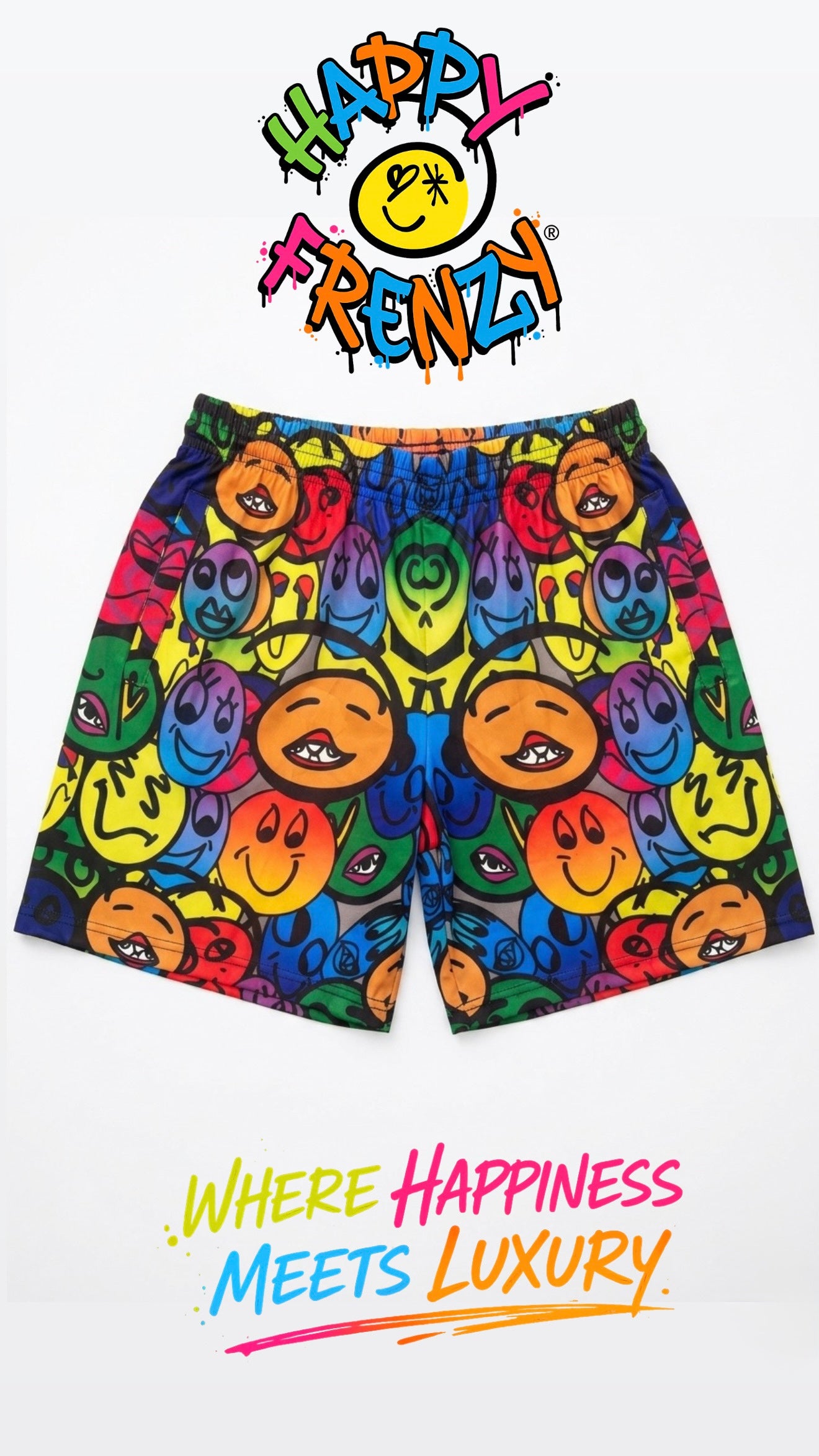 Happy Frenzy Emoji Short Set
